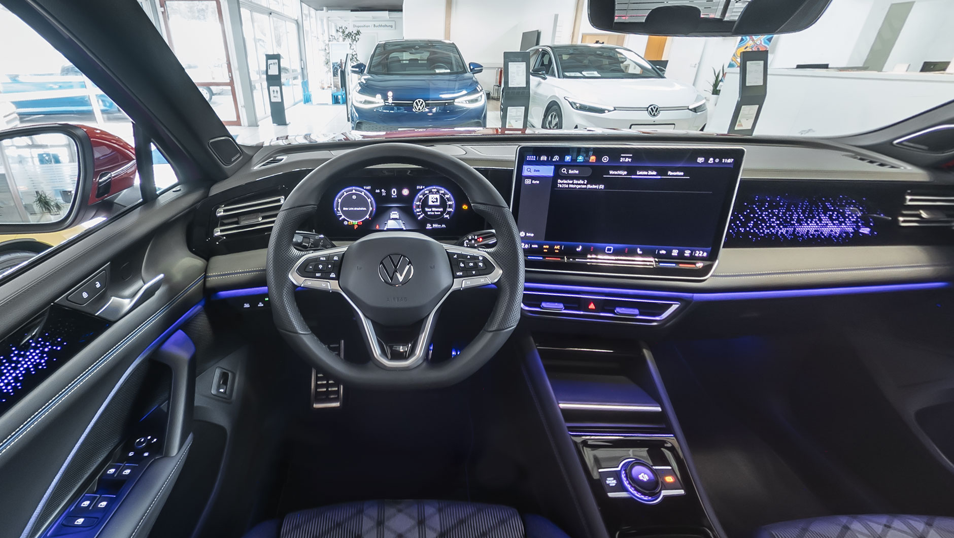 360-Grad-Foto vom Interior eines VW Tiguan