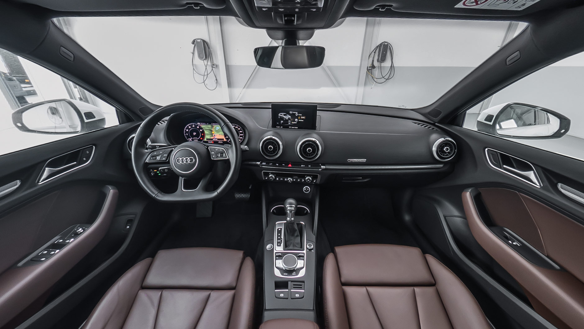 360-Grad-Bild vom Innenraum eines Audi A3