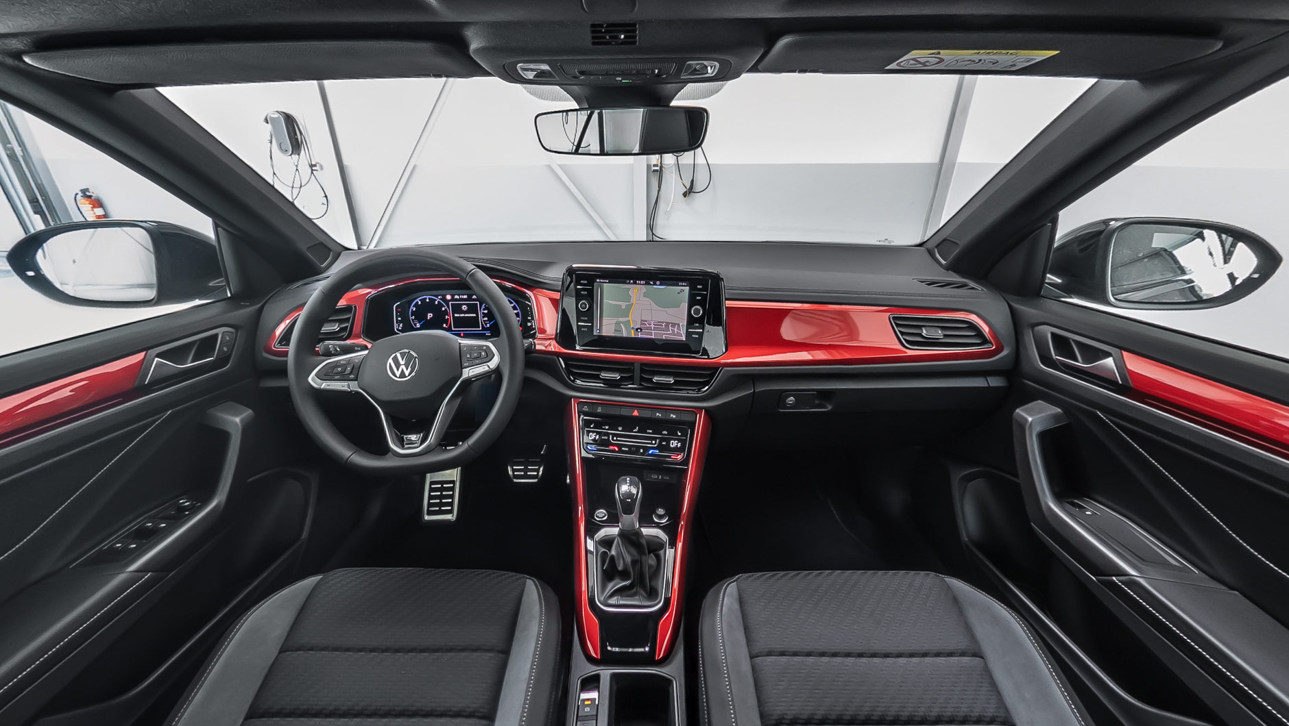 Innenraum-Ansicht von einem Volkswagen T-Toc