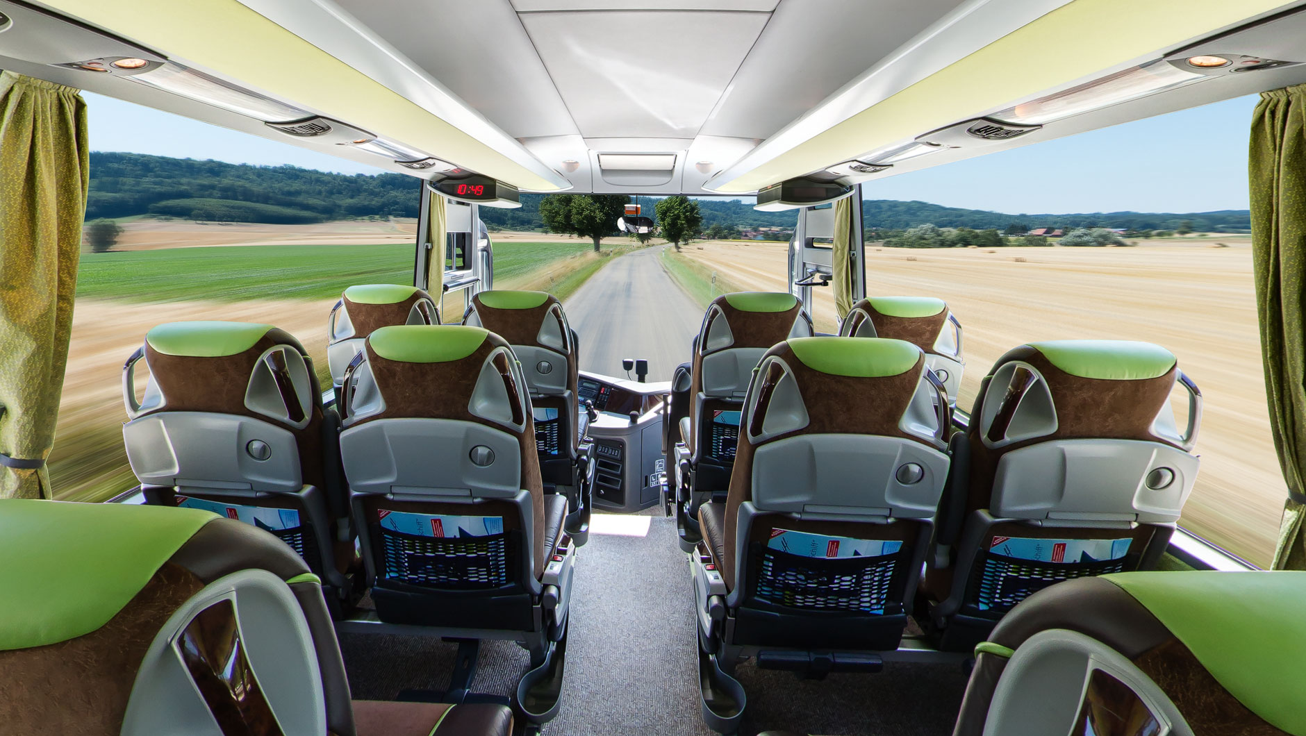Interaktive 360 Grad Bilder Von Verschiedenen Setra Bussen